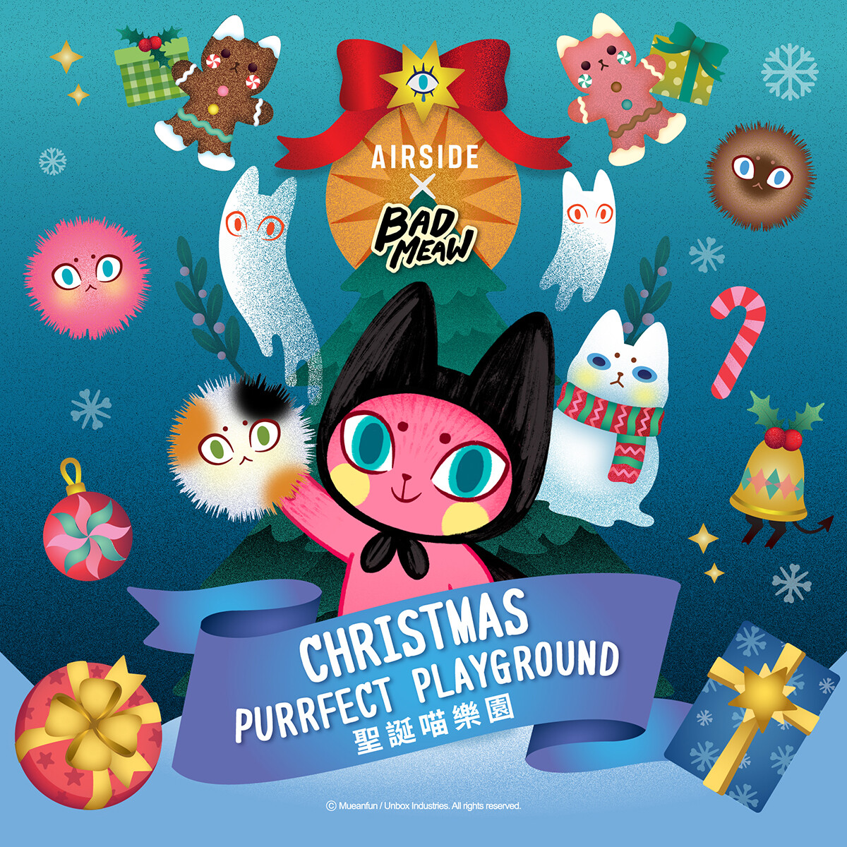 AIRSIDE x BADMEAW: Christmas Purrfect Playground